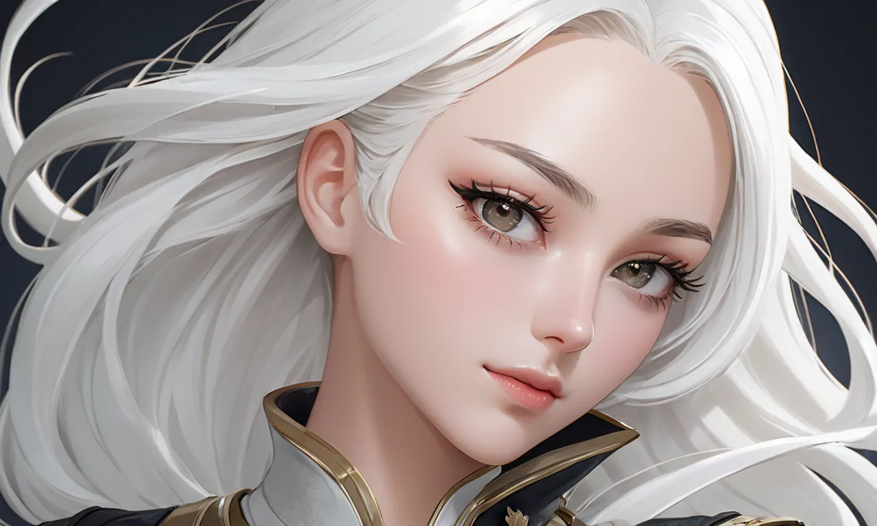 white eyebrow hair