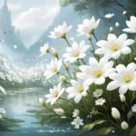 white flowers dream meaning