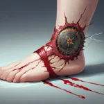 wound on ankle dream meaning