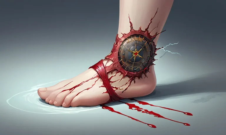 Wound on Ankle Dream Meaning