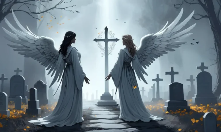 Angels Guiding Me To Cemetery Dream Meaning