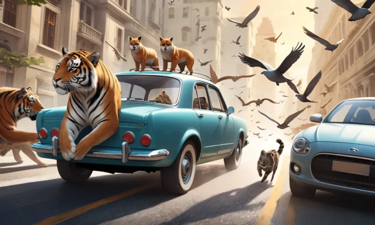 Animals Escaping From Cars Dream Meaning