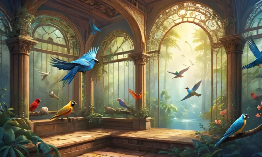 Common Aviary Dream Scenarios and Meanings