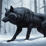 big black wolf dream meaning