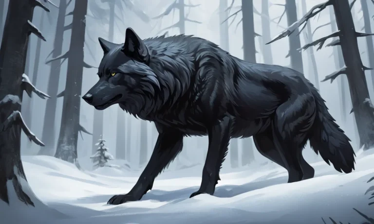 Big Black Wolf Dream Meaning