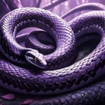 black and purple snake dream meaning