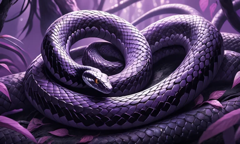 Black And Purple Snake Dream Meaning