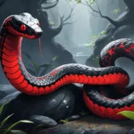 black and red snake dream meaning