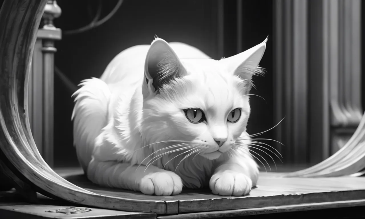 black and white cat