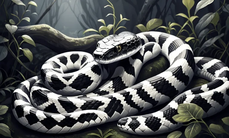 Black and White Striped Snake Dream Meaning