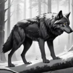 black and white wolf dream meaning