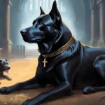 black dog in a christian dream meaning