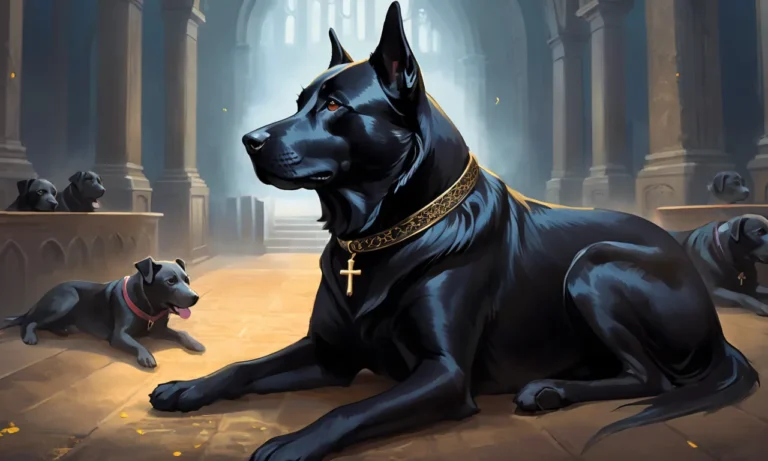 Black Dog in a Christian Dream Meaning