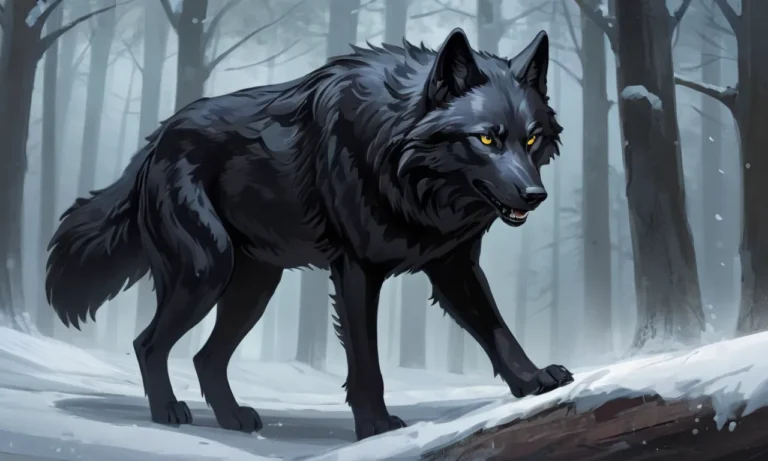 Black Wolf My Dream Meaning