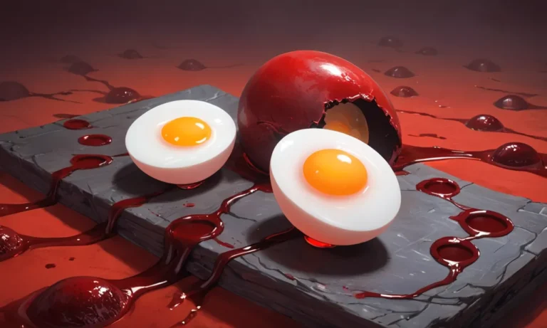 Blood And Egg Yolk Dream Meaning