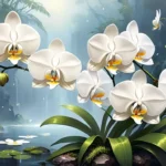 blooming white orchids dream meaning