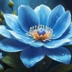 blue flower dream meaning