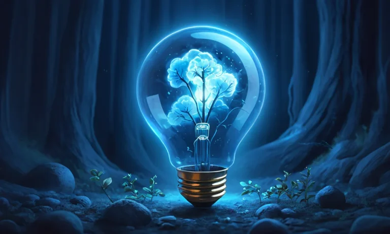 Blue Light Bulb Dream Meaning