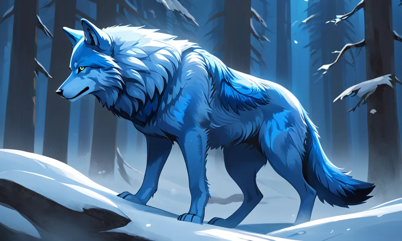blue wolf dream meaning