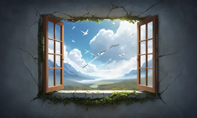 Breaking Window Dream Meaning