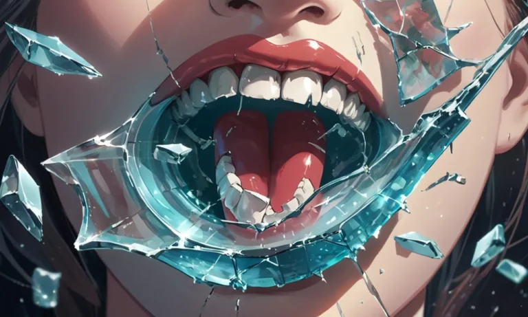 Broken Glass In Mouth Dream Meaning