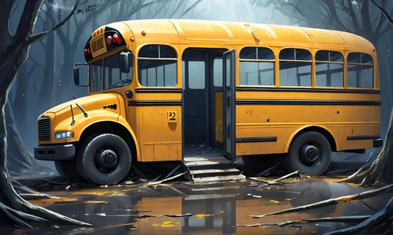 Broken School Bus Door Dream Meaning