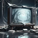 broken tv screen dream meaning