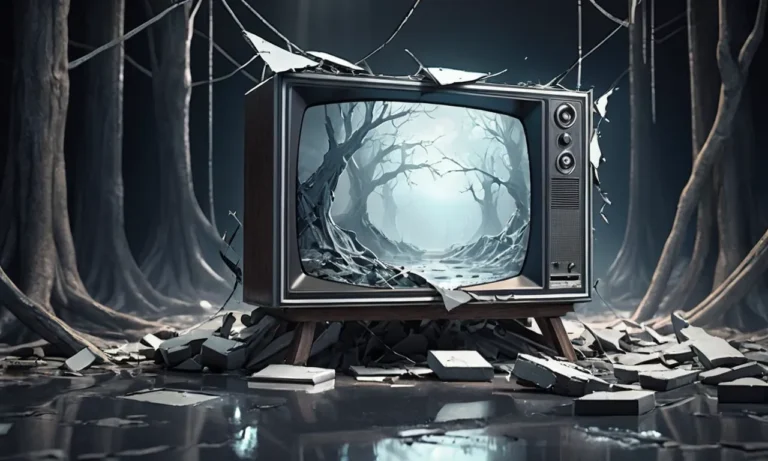 Broken TV Screen Dream Meaning