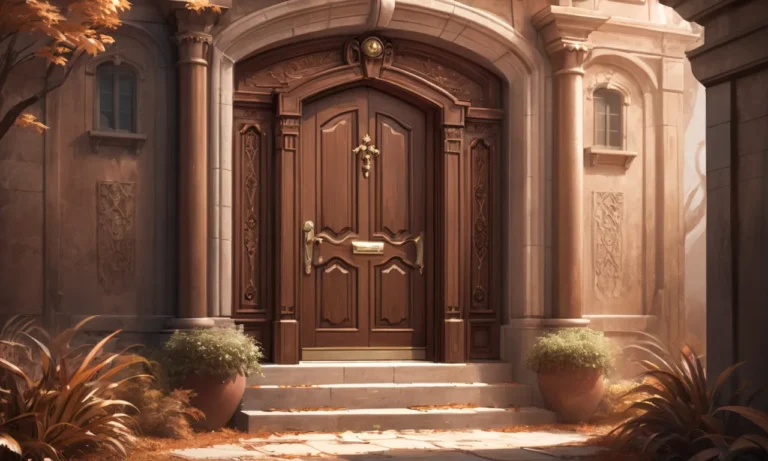 Brown Door Dream Meaning