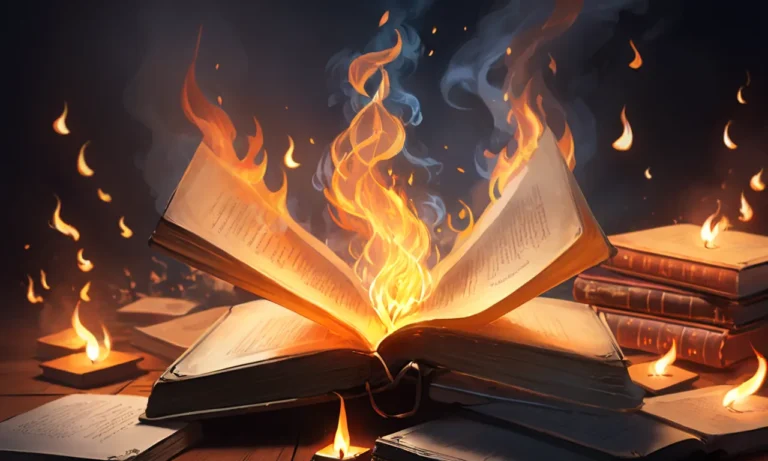 Burning Books Dream Meaning