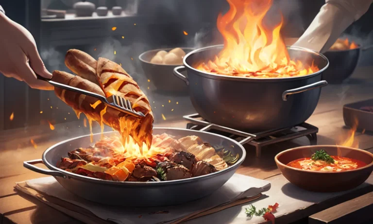 Burning The Food Dream Meaning