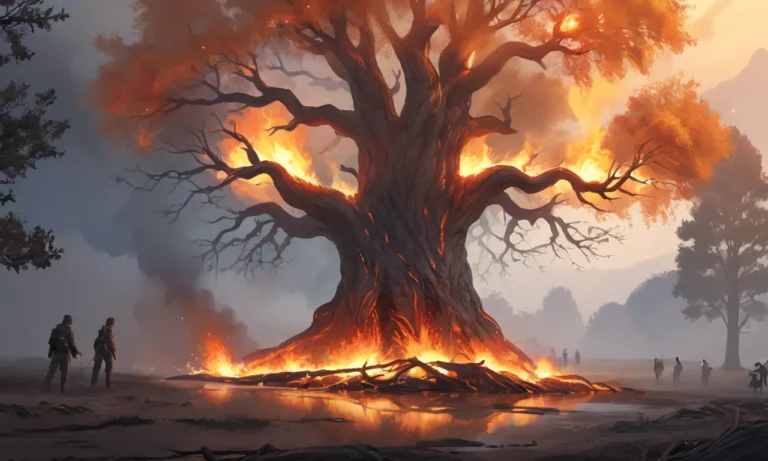 Burning Tree Dream Meaning