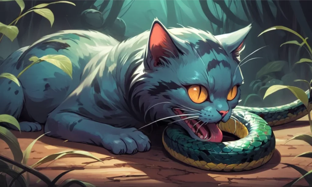 Dreams of Cats Eating Snakes