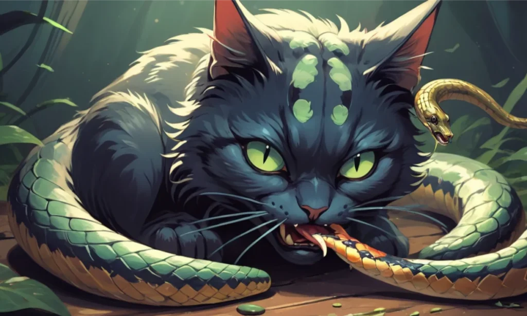 Dreams of Cats Eating Snakes