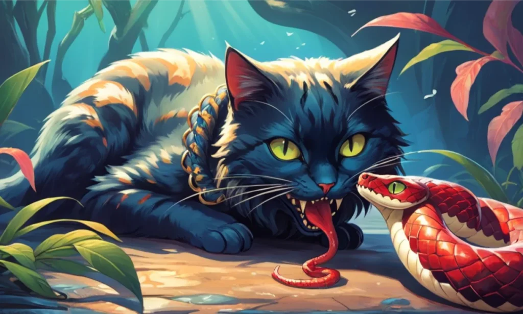 Dreams of Cats Eating Snakes