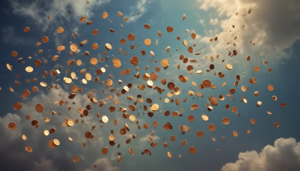 Coins Falling From The Sky Dream Meaning