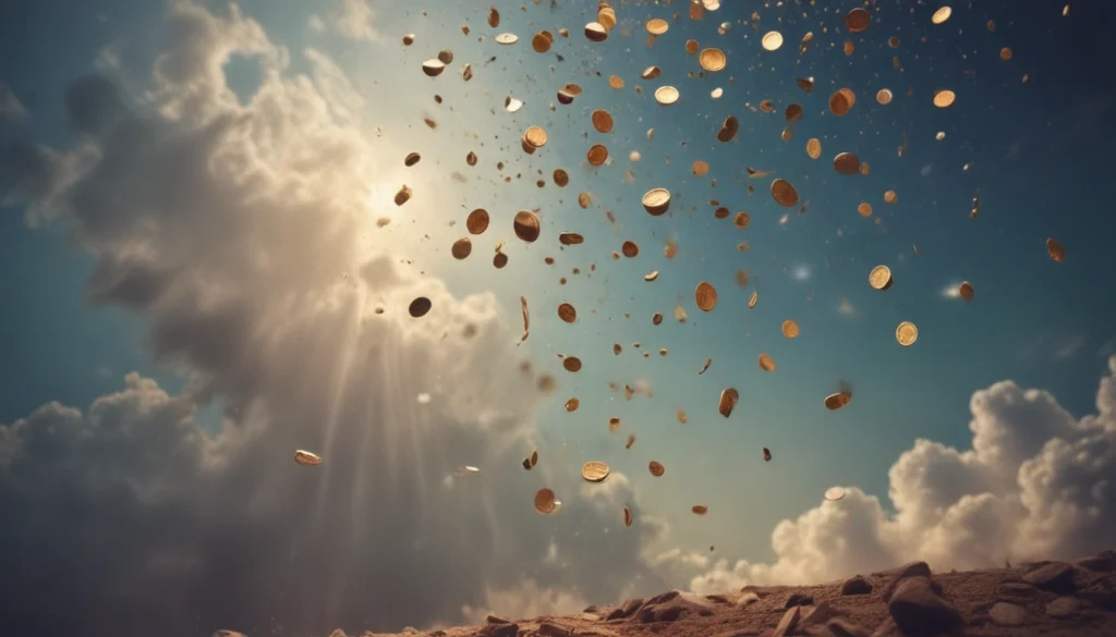 Coins Falling From The Sky Dream Meaning