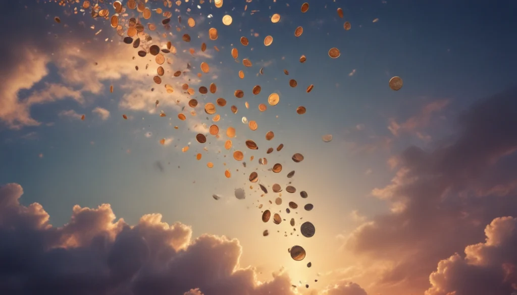 Coins Falling From The Sky Dream Meaning