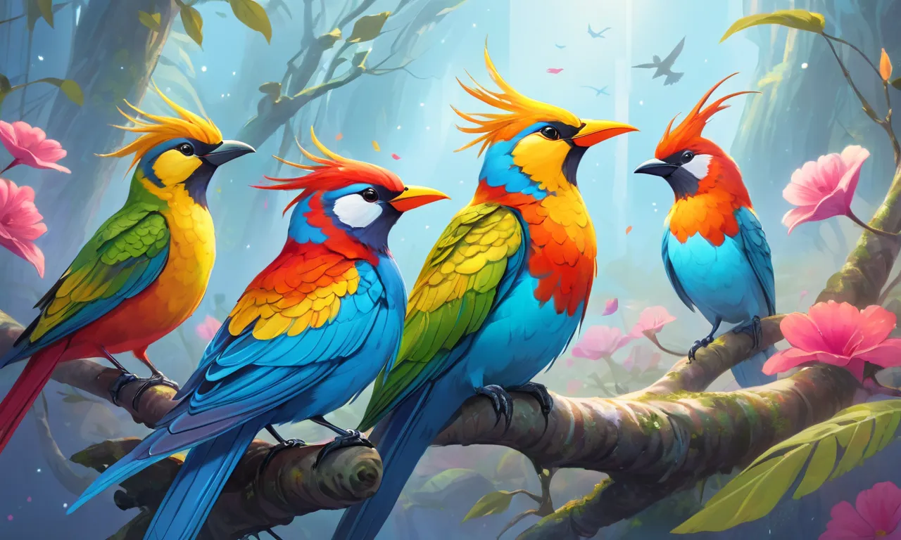 colorful birds dream meaning