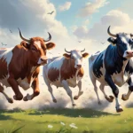 cows running dream meaning