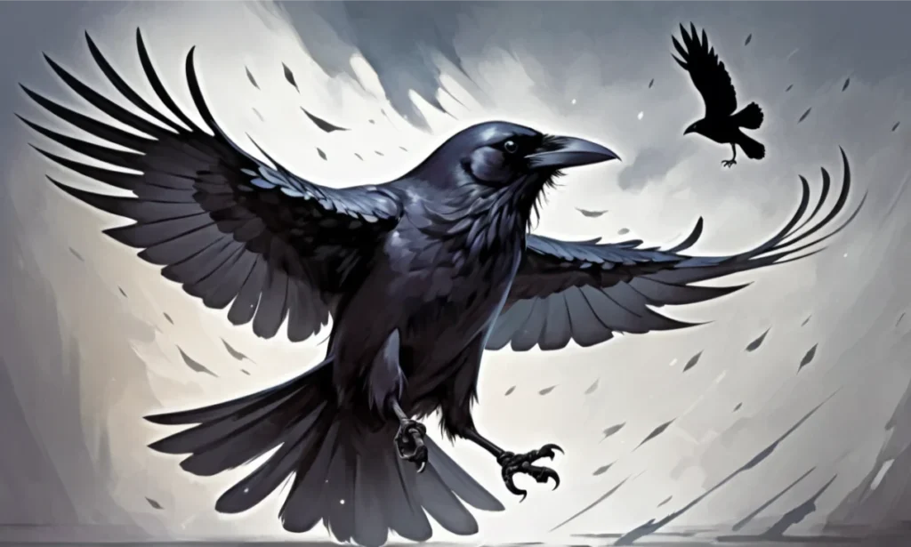 The symbolism of a Crow Landing on Your Shoulder