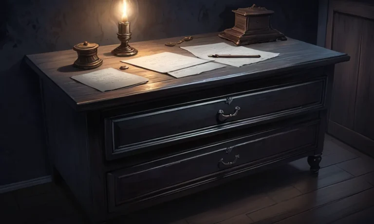 Darkness Creeping Over Drawer Dream Meaning