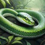 dead green snake dream meaning