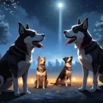 dogs barking at night spiritual meaning