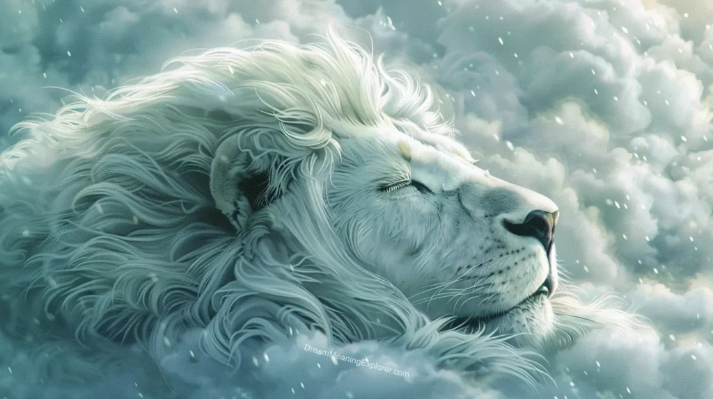 Symbolism of White Lions in Dreams