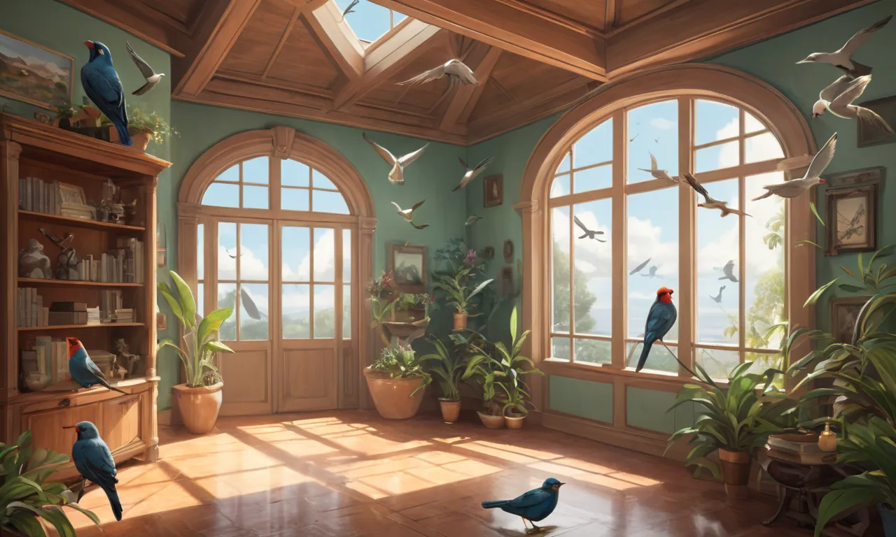 dream of birds in house