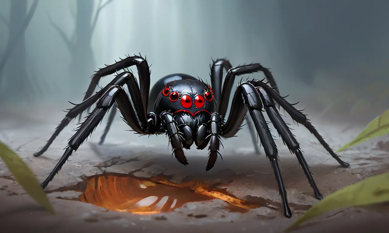 dream of black widow spiders