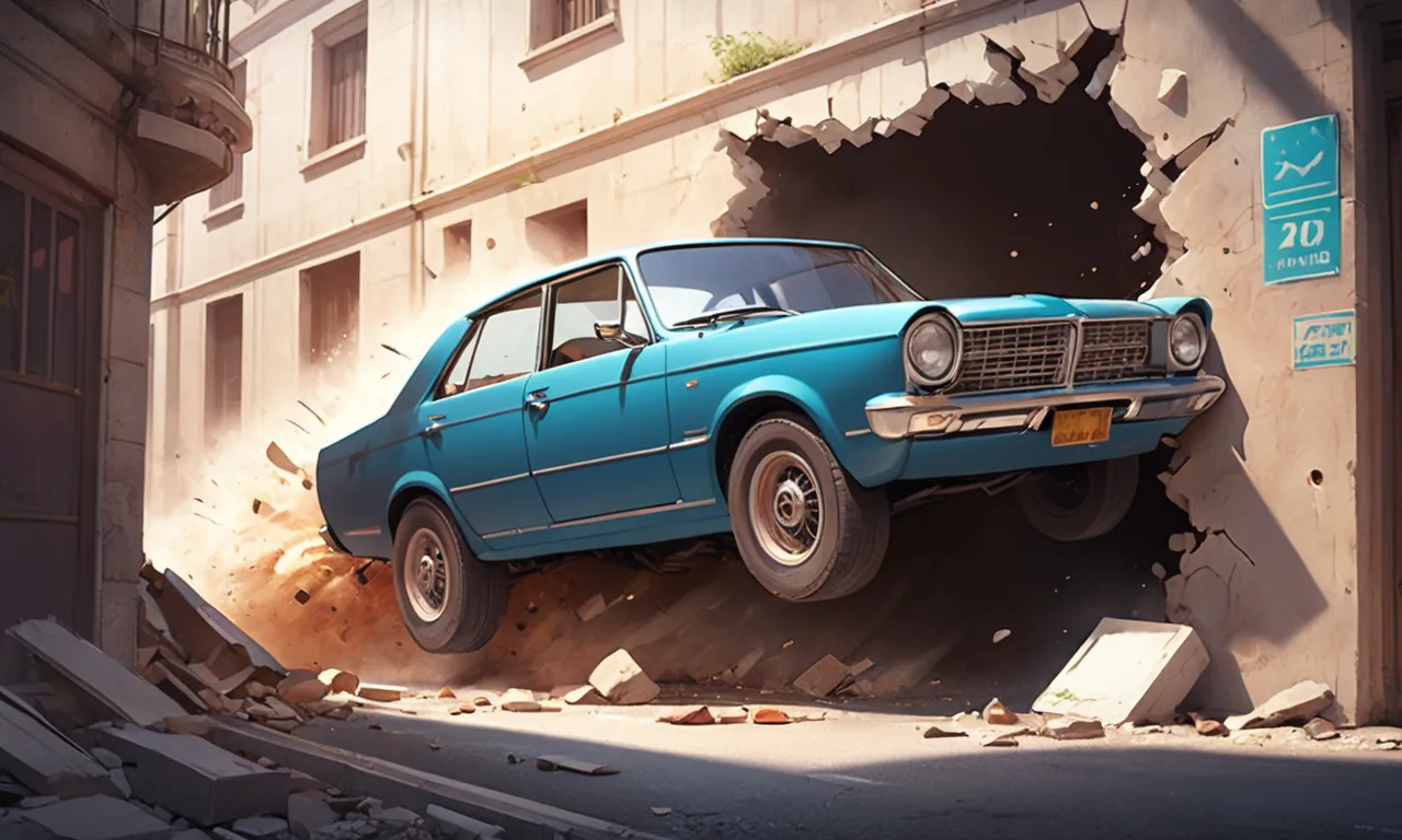 Dream of Crashing a Car into a Wall 1 dream of crashing car into a wall