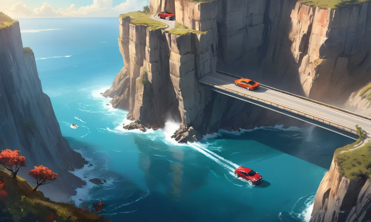 dream of driving off a cliff