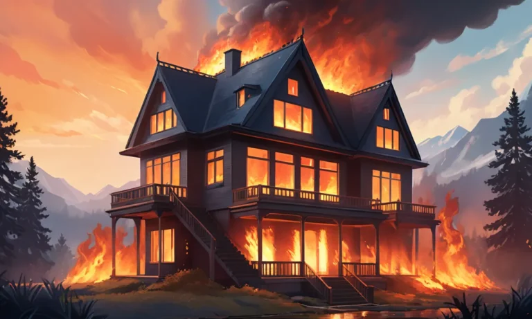 The Meaning and Symbolism of Dreaming About a House on Fire